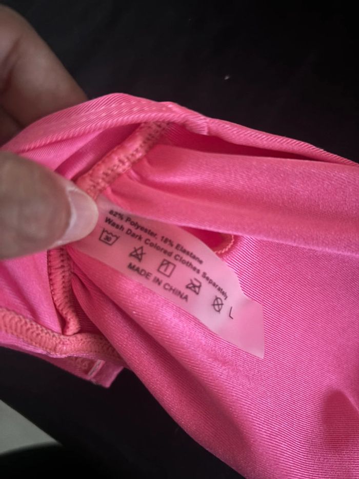 Bikini rose deux pièces neuf - photo numéro 2