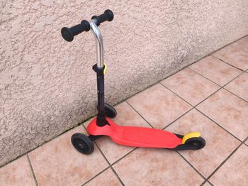 Trottinette enfant 3 roues Btwin Exolo B100 orange & noir