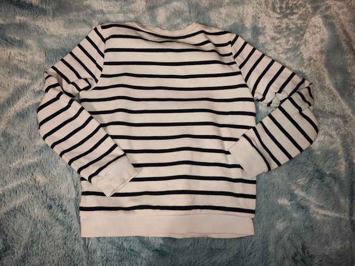 Sweat cerise marinière - photo numéro 3