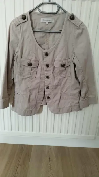 Veste grise beige