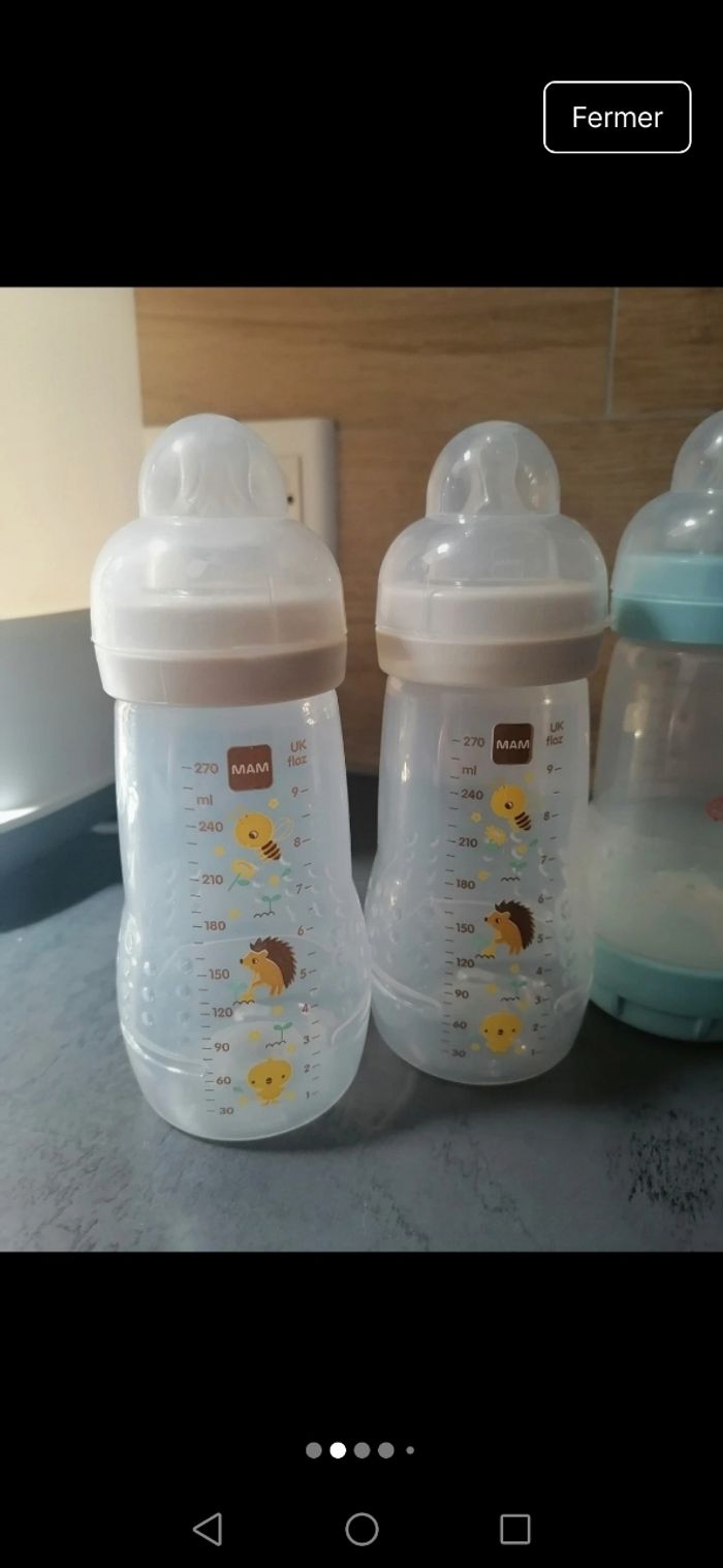 Lot biberons MAM anti-coliques - photo numéro 2