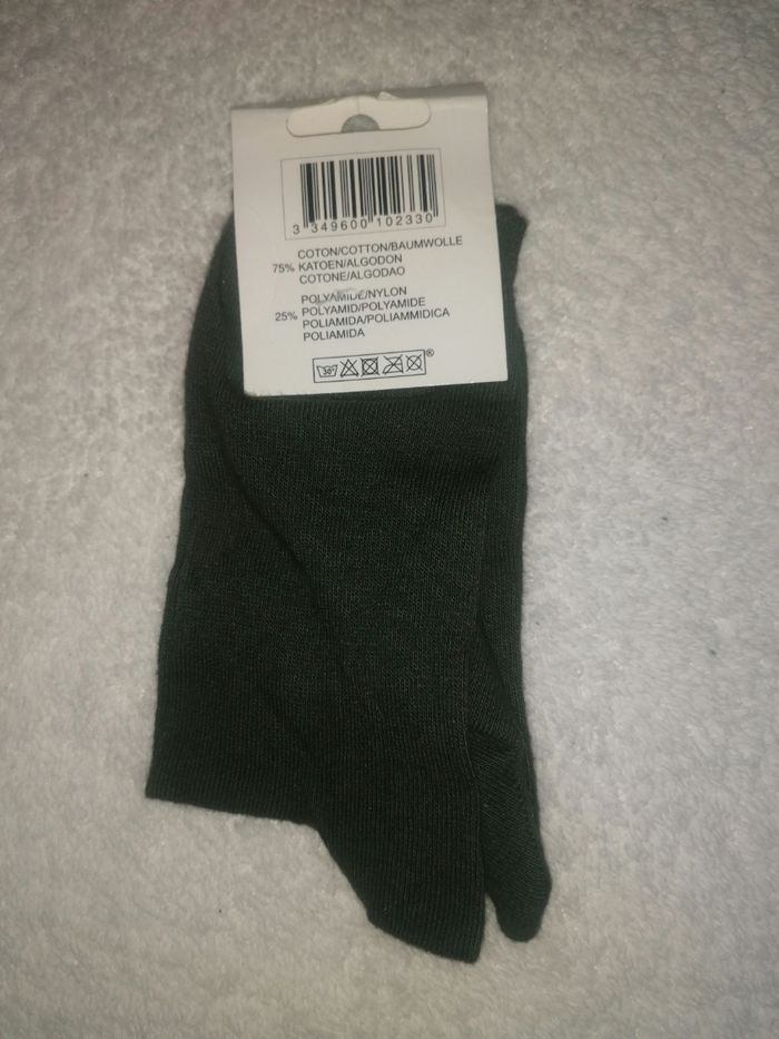 Chaussette kaki - photo numéro 2