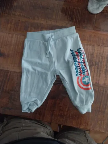Jogging captain america