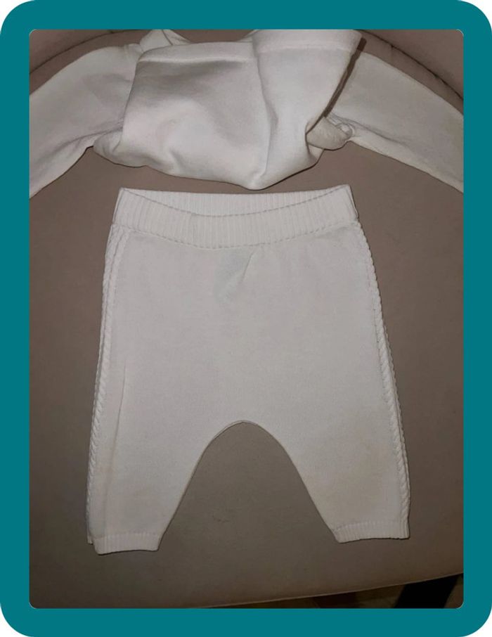 Ensemble maille col Claudine mixte 3-6mois - Nextbaby - photo numéro 8