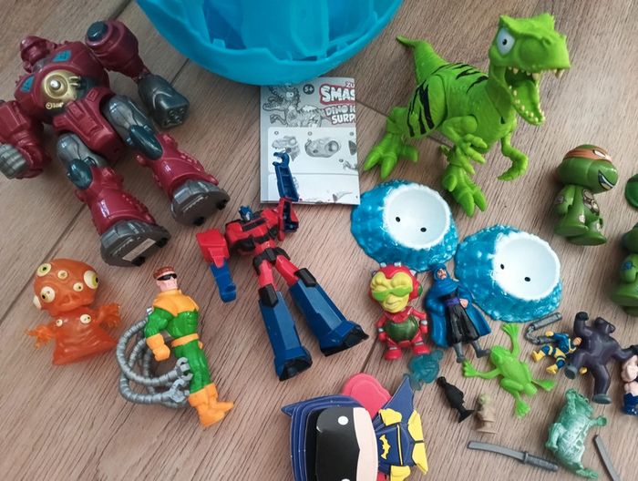 Lot jouets smashers dino, robot, tortue ninja etc - photo numéro 2