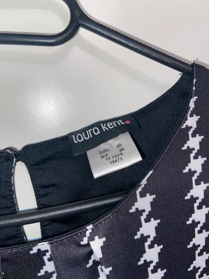 Robe motif pied-de-poule - photo numéro 4