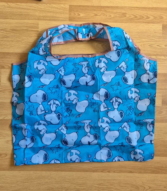 Grand sac à provisions pliable Snoopy
