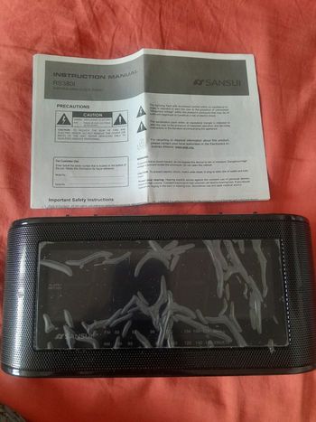 Alarm clock radio sansui RS380 neuf