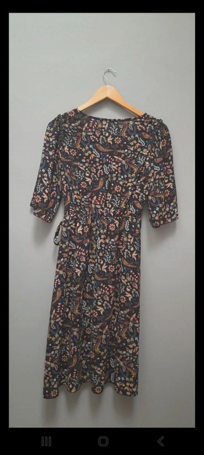 Robe longue fluide imprimé fleuri - photo numéro 10