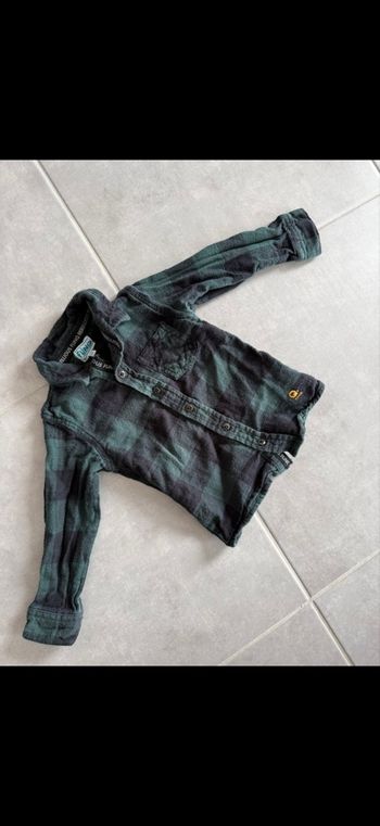 Chemise à carreaux Taille 24/36 mois