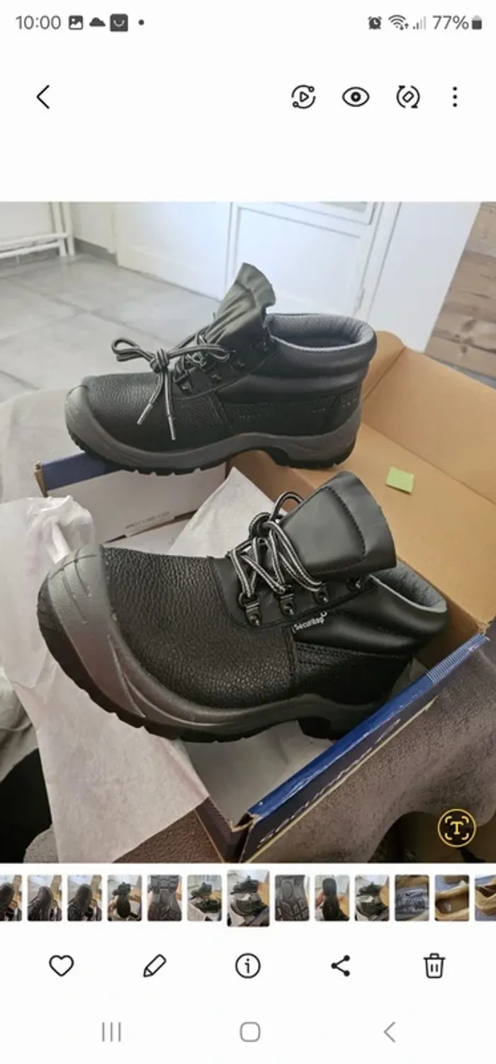 Chaussures de sécurité t 38 - photo numéro 3
