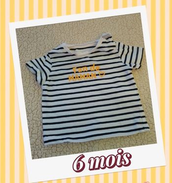Tee-shirt 6 mois [ fan de maman