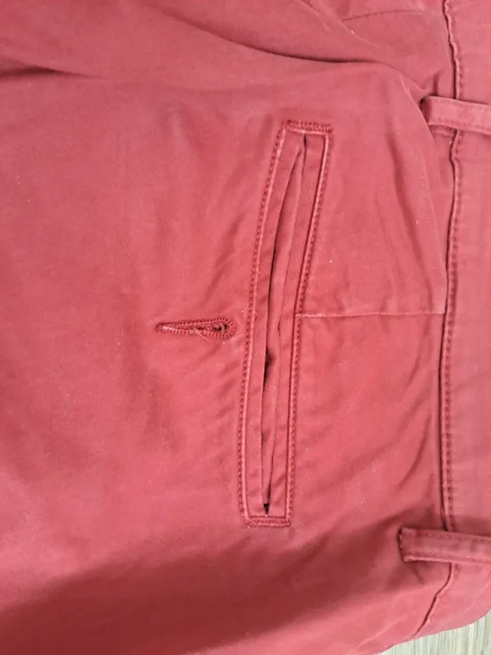 Pantalon rouge t40 - photo numéro 4