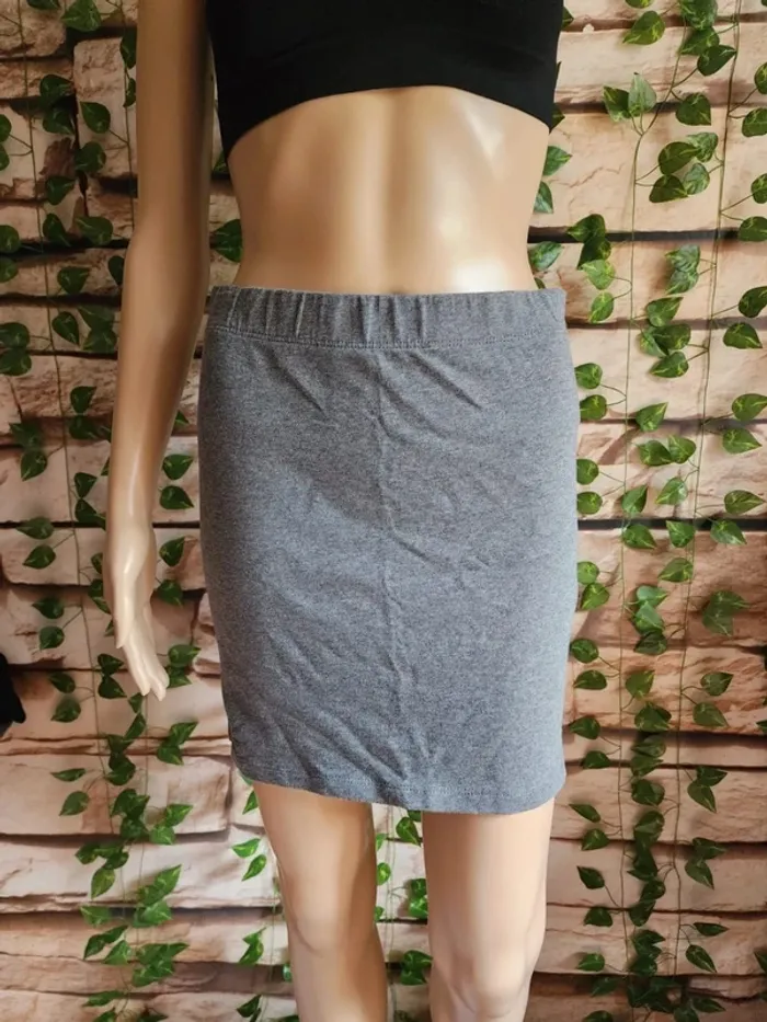 🌸MiniJupe Bandeau Grise Fbsister Taille 38🌸