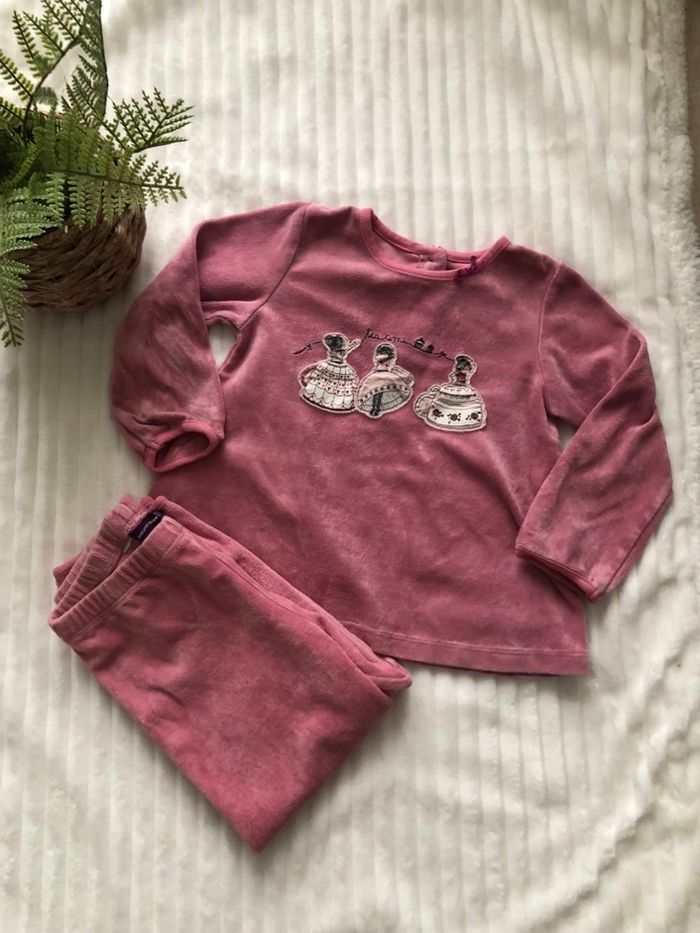 Pyjama fille vieux rose Sergent Major - photo numéro 3