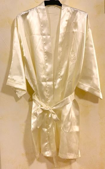Peignoir Natura Brasil couleur crème perle TU