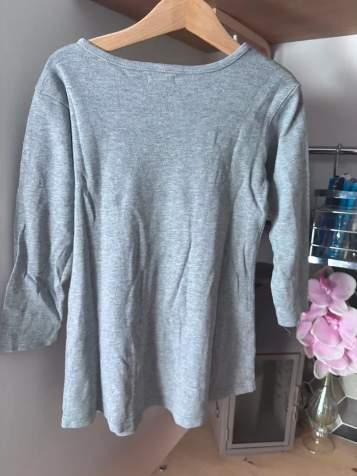 🌟 Pull fin gris Let’s go banana • 122/128 cm 🌟 - photo numéro 4