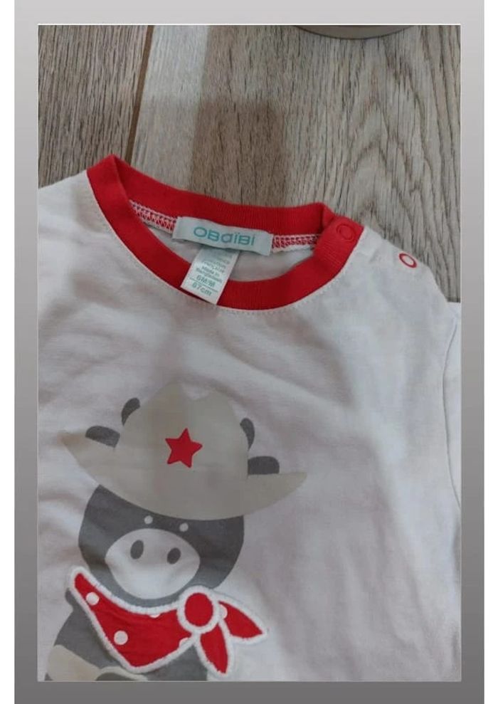 Tee shirt obaibi 6 mois - photo numéro 2