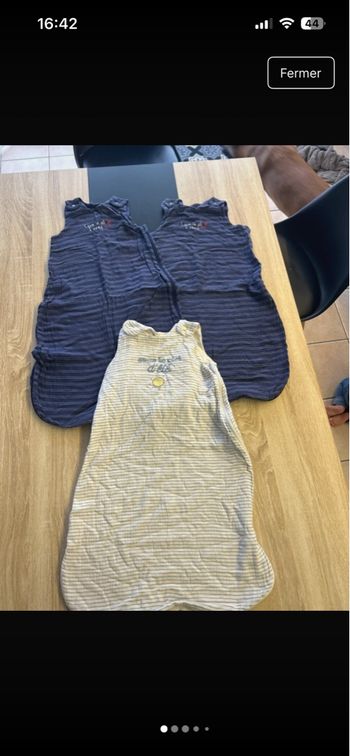 Lot 3 gigoteuses Été (Tog0,5)