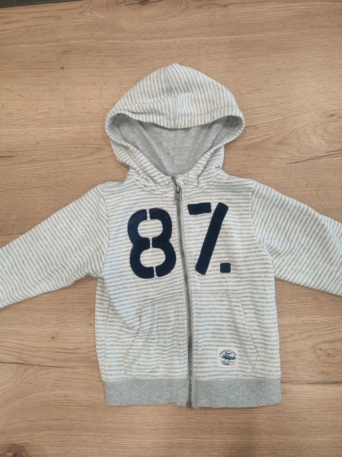 Gilet zippé 24 mois