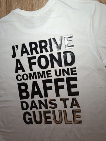 T-shirt J'arrive a fond
