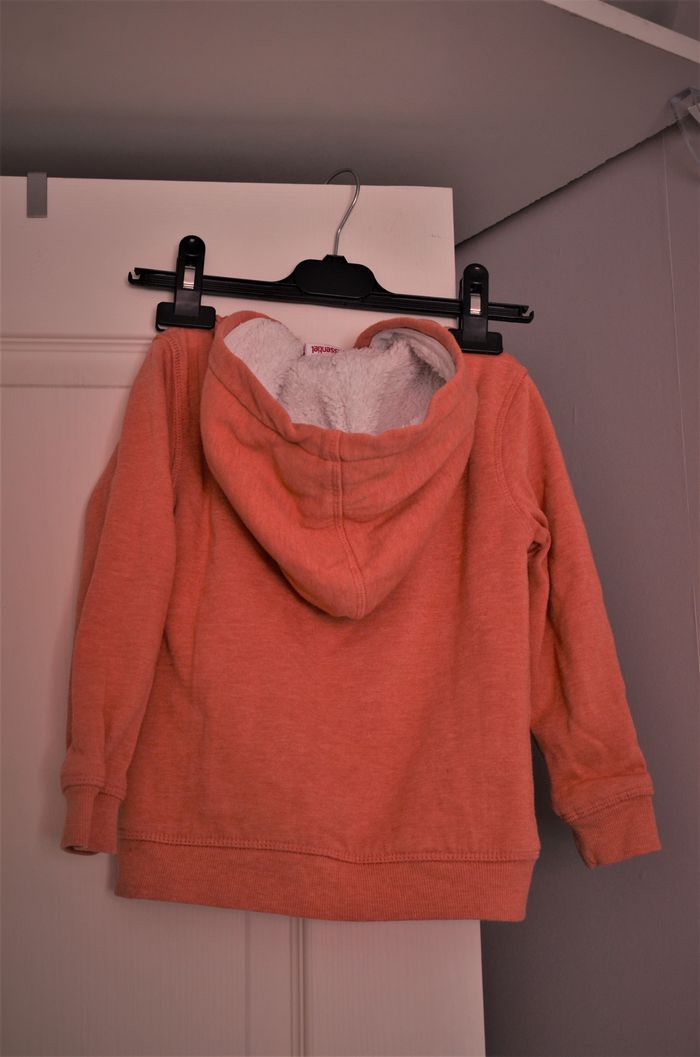 Veste abricot molleton / fourrure - photo numéro 4