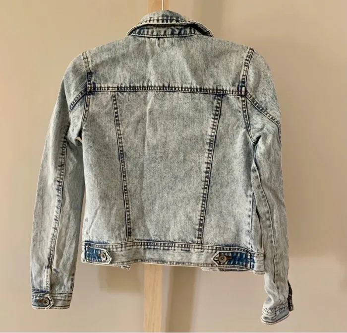 🧥 Veste en jean effet délavé Pimkie – Taille 36 (S) - photo numéro 3