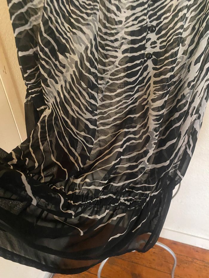 Haut léger semi transparent motif zébré Christine Laure - photo numéro 8