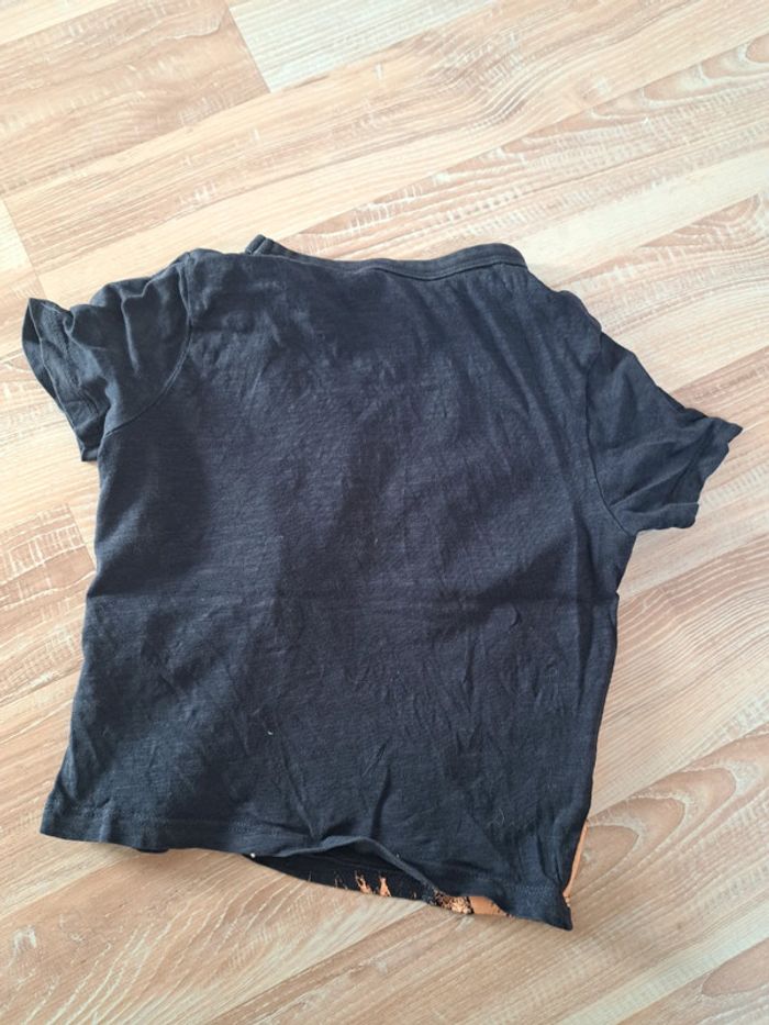 T-shirt Okaidi lion orange taille 3 ans - 98 cm - photo numéro 2