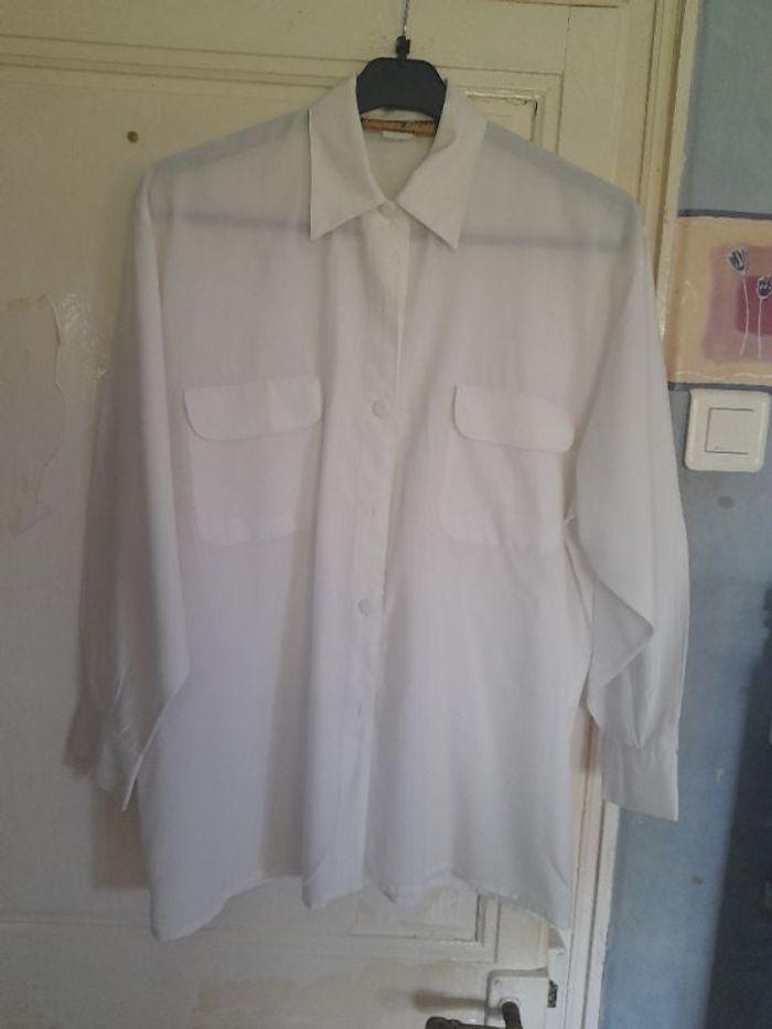 Chemisier blanc, marque Liaison fatale, taille 44