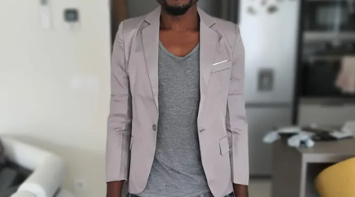 Costume 3 pièces homme gris - photo numéro 3