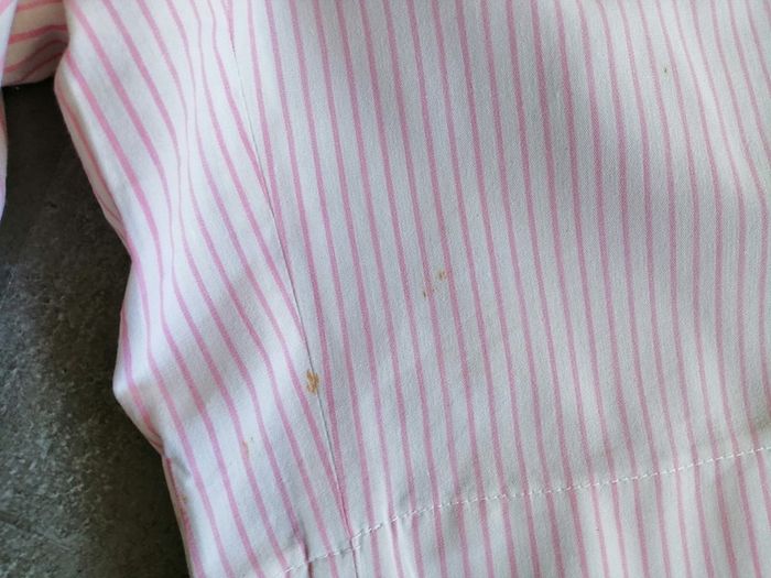 Bermuda rayé rose et blanc Taille 38 New Man - photo numéro 3