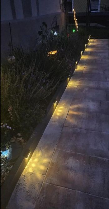 Lot de 4 appliques solaires décoratives