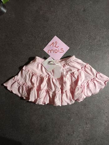Jupe rose 12 mois 