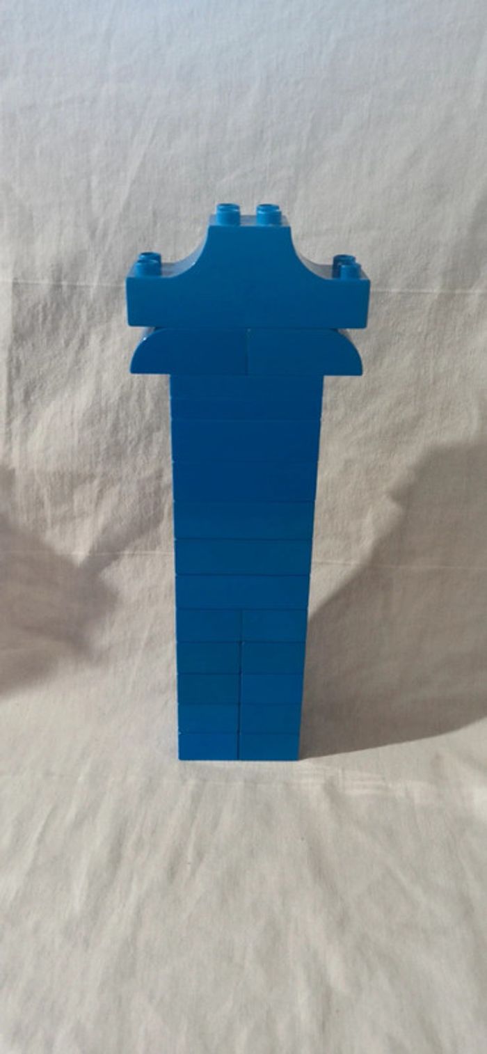 Briques de construction bleues lego duplo - photo numéro 2