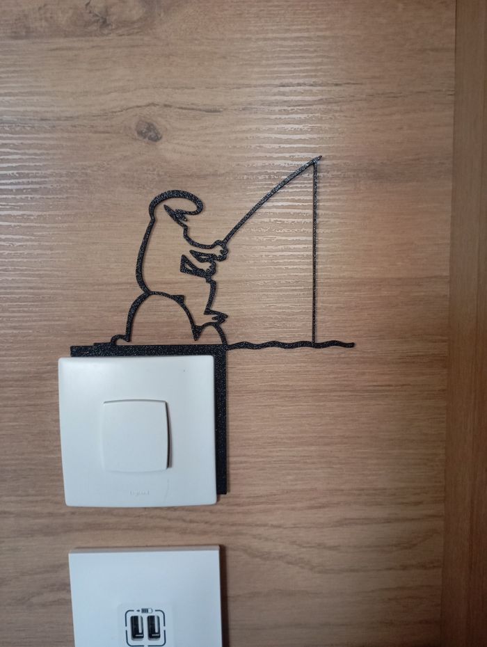 Décoration murale interrupteur