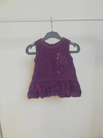 Robe hiver en velours Orchestra 6 mois 67cm