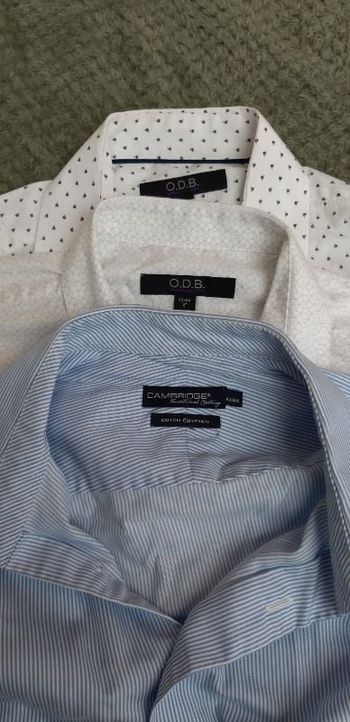 3 chemises homme xl 43 44
