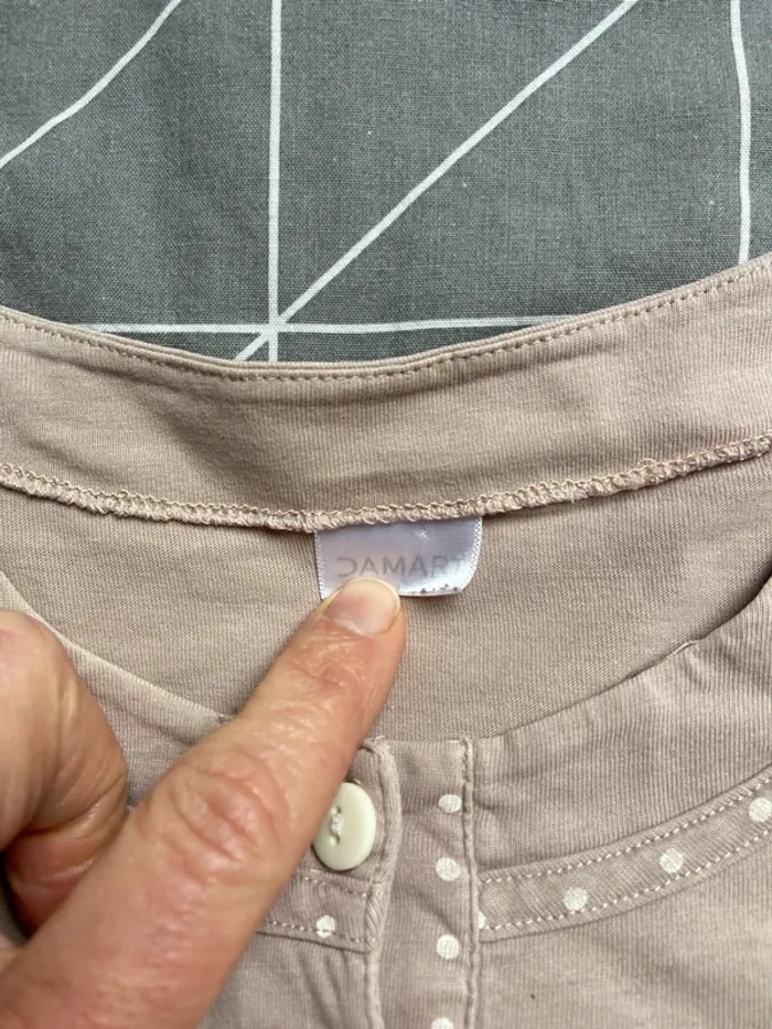 Chemise de nuit beige - photo numéro 5