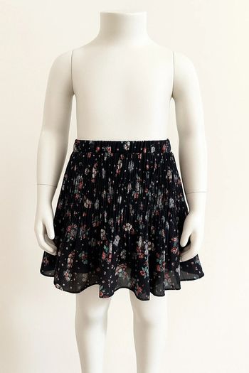 Jupe plissée florale fille taille 7-8 ans neuve