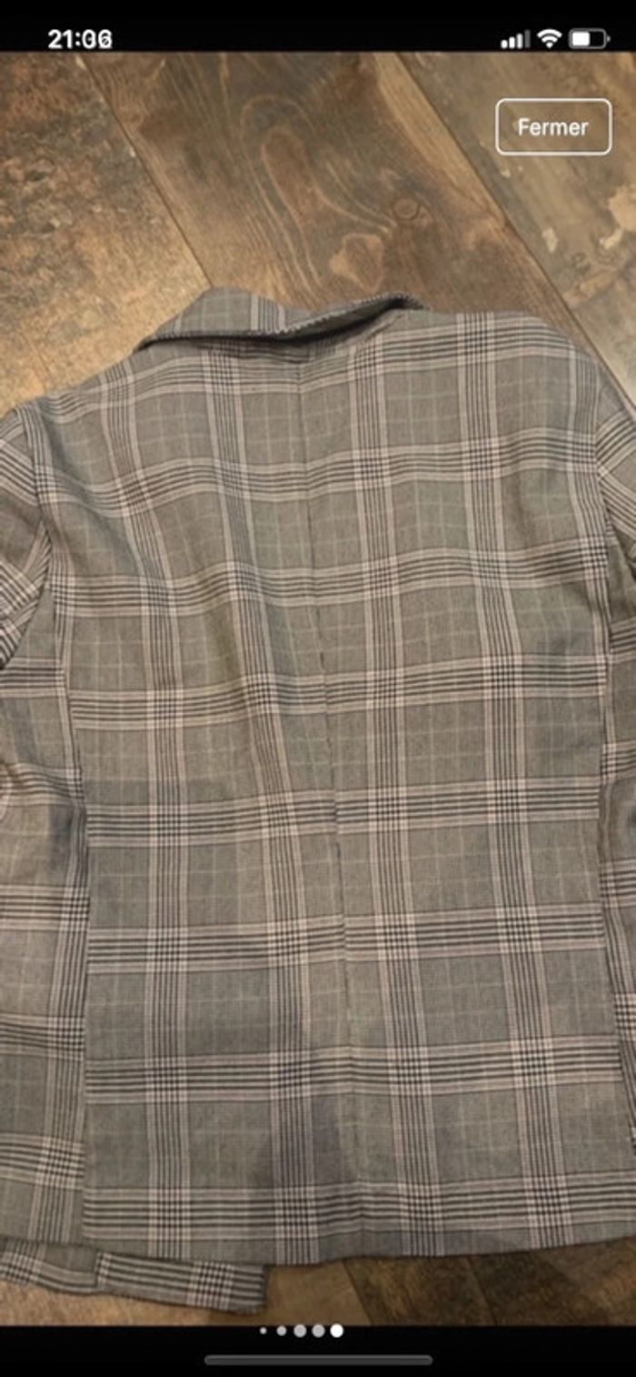 Blazer vintage carreaux - photo numéro 8