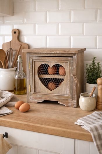 Placard à Œufs en Bois - Style Rustique / Shabby Chic