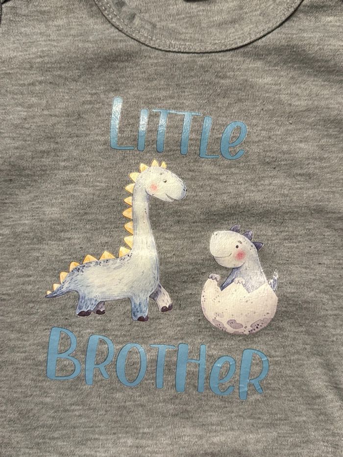 Body manches courtes Little brother 6 mois - photo numéro 2
