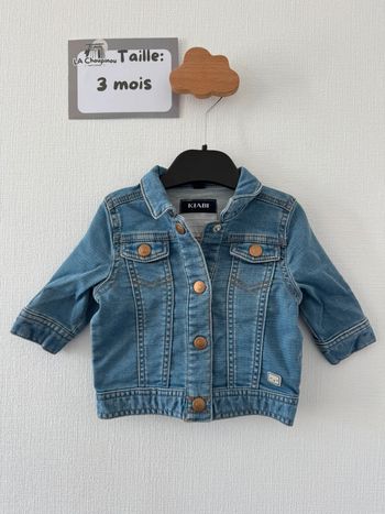 Veste en jean - taille 3 mois 🌸