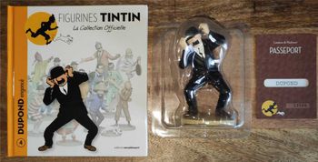 Dupond engoncé  Collection Figurine tintin + Livret