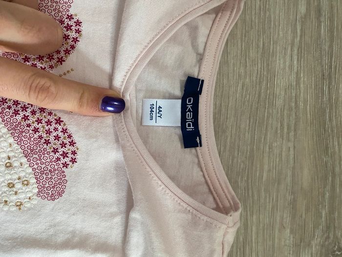 T-shirt manches longues papillon 4 ans Okaidi - photo numéro 2