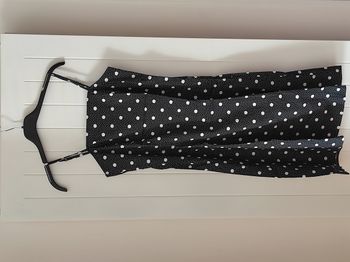 Robe sans manches à pois – Taille 38 – Très bon état
