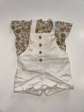 Salopette + Blouse Tape à l’Oeil 9mois