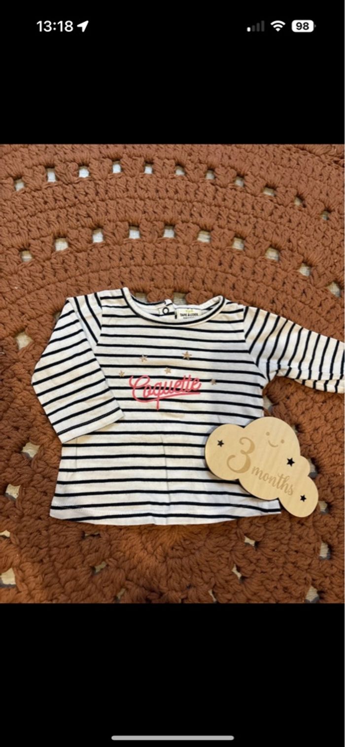 Tee shirt manches longues 🌷