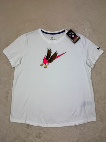 T-shirt Nike Team USA JO 2024 Aigle Blanc Neuf Taille L
